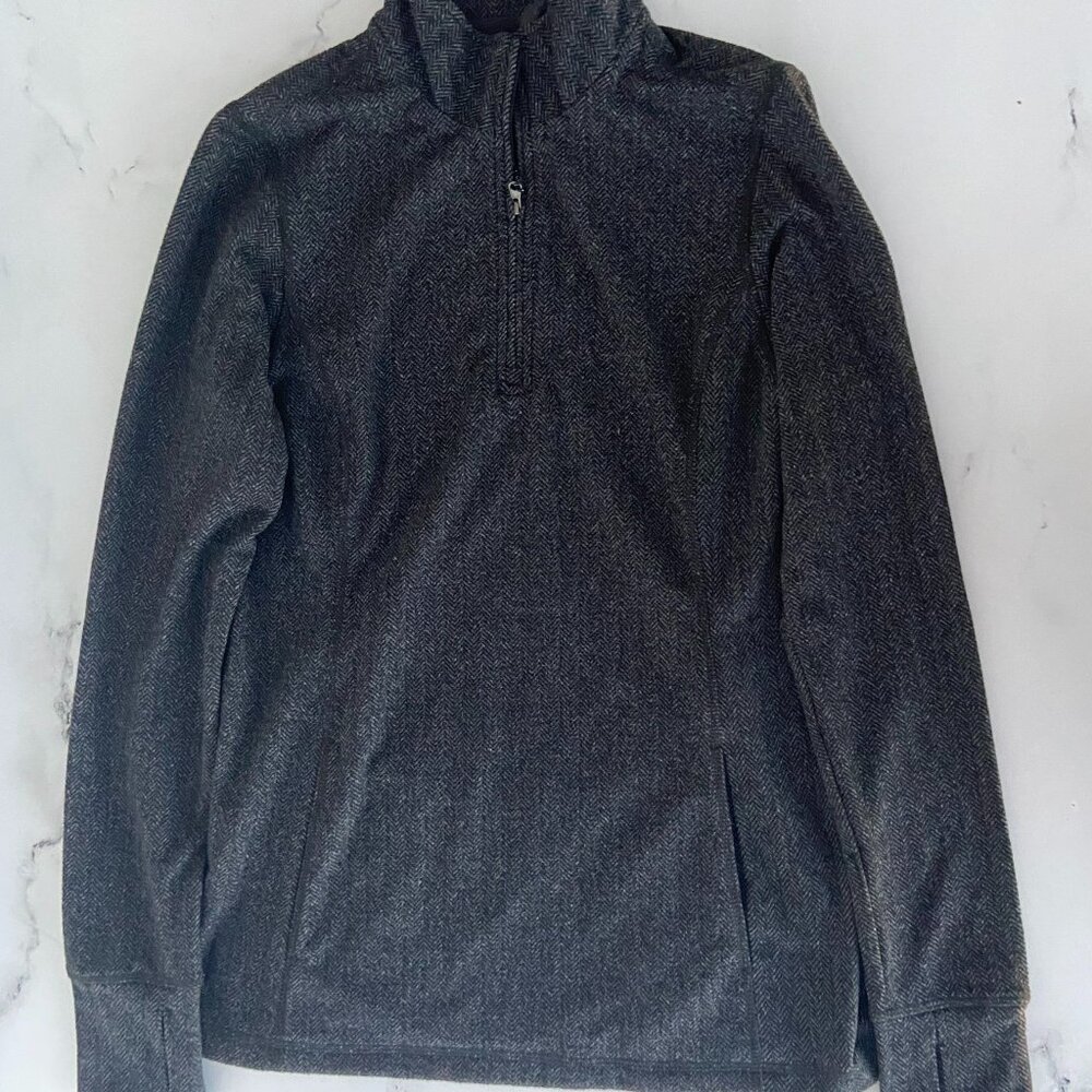NWOT Kyodan Outdoor Women's Medium 1/4 Zip Pullover Fleece Black Jacket